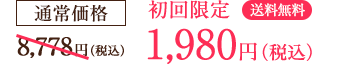 初回限定 1,980円(税込)送料無料