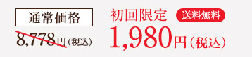 初回限定 1,980円(税込)送料無料